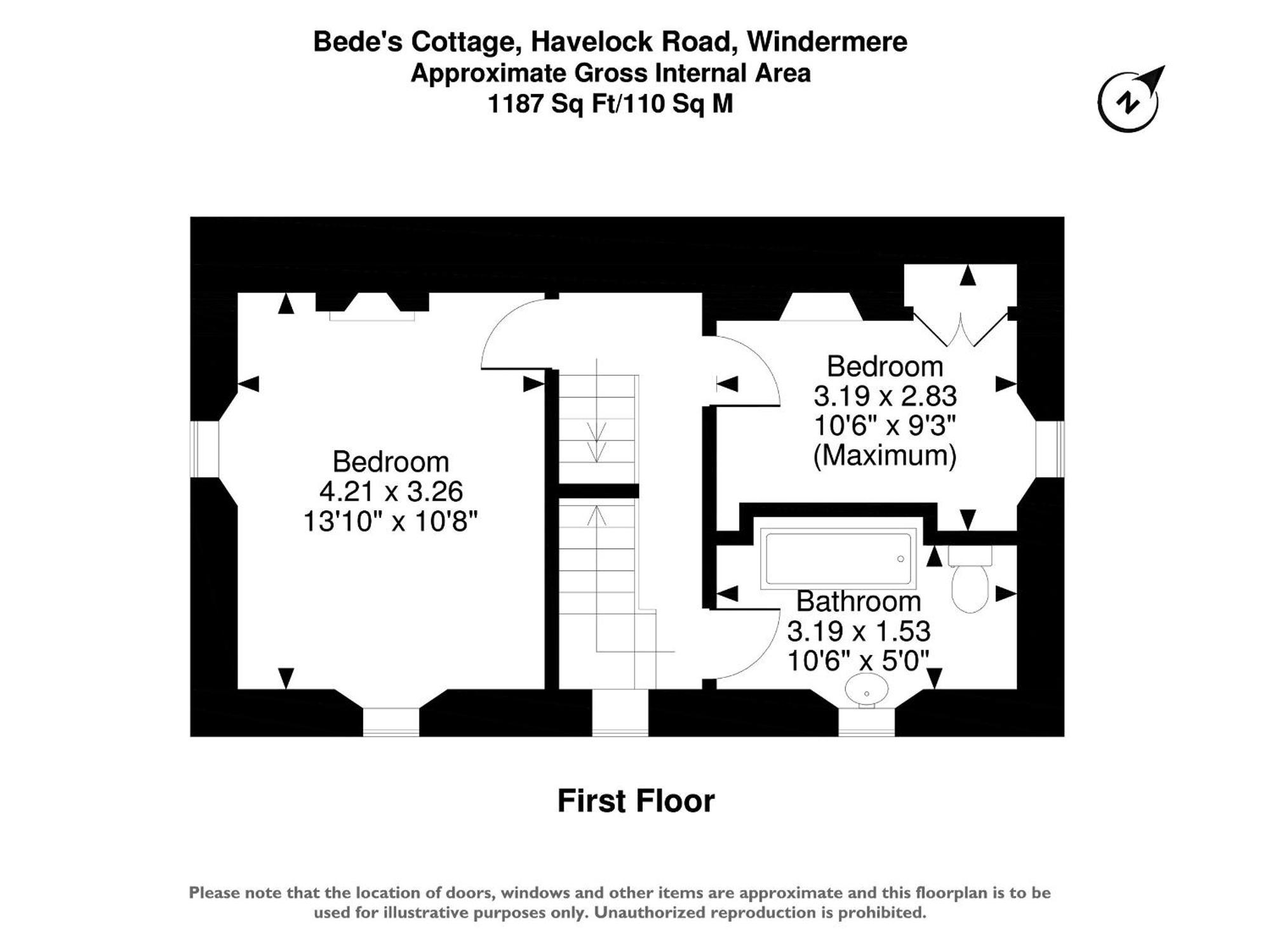 Bedes Cottage Уиндермер Екстериор снимка